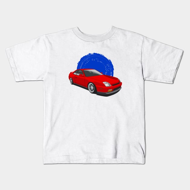 Honda Prelude MK5 Kids T-Shirt by Rebellion Store